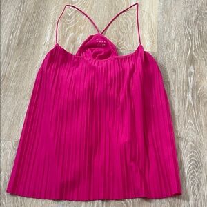 Pleated Pink Top